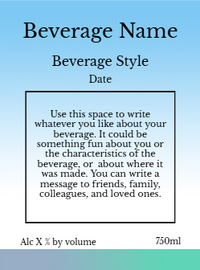 Back label - Summer Breeze Tall