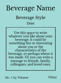 Back label - Vintage Stripes Tall