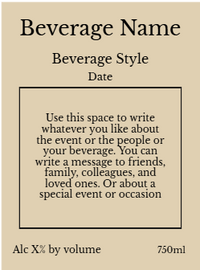 Back label - Wedding Ring