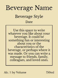 Back label - World Tour Tall