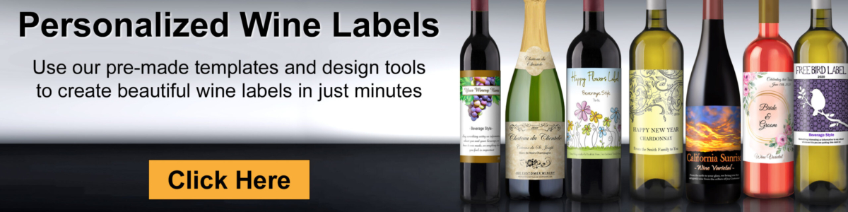 Wine bottles with beautiful labels and text Use our pre-made templates and design tools to create beautiful wine labels in just minutes